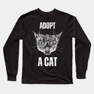 Adopt a Cat Long Sleeve T-Shirt
